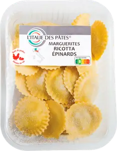 Marguerites Ricotta épinards - L'ITALIE DES PATES