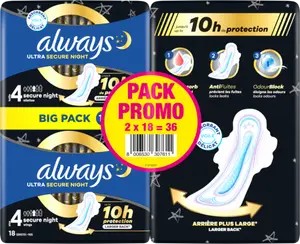 SERVIETTES HYGIENIQUES - ALWAYS
