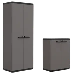 LOT ARMOIRE HAUTE + BASSE "PIU" - KETER