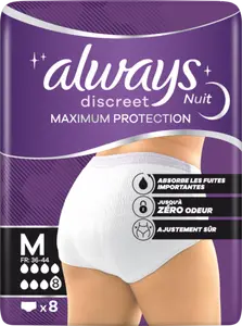 CULOTTES INCONTINENCE - ALWAYS DISCREET