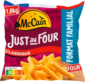 Frites surgelées Just au Four Classique Format Familial - MC CAIN