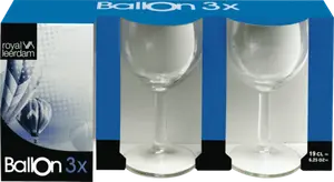 LOT DE 3 VERRES À VIN BALLON TRANSPARENTS 19CL - ROYAL LEERDAM