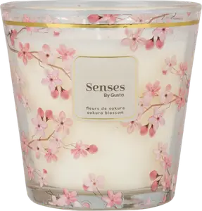 BOUGIE PARFUMÉE 1 MÈCHE "SAKURA"