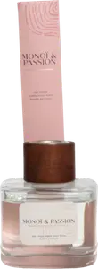 DIFFUSEUR AVEC BÂTONNETS PARFUMÉ "MONOÏ ET PASSION" 100ML