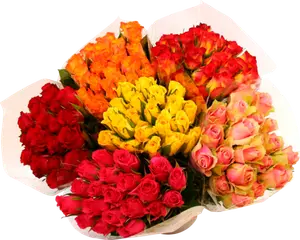 BOUQUET DE 20 ROSES 40CM