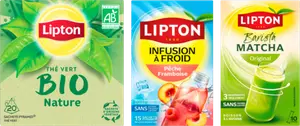 SUR LES PRODUITS PRÉSENTS EN MAGASIN DE LA GAMME "LIPTON"
