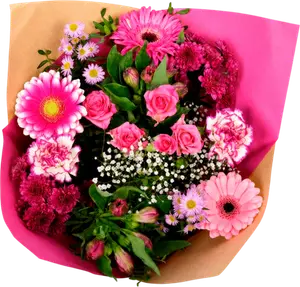 BOUQUET COMPOSE 15 TIGES HAUT 50CM
