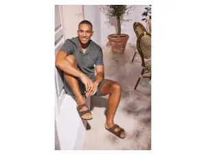 Mules à boucles pour homme