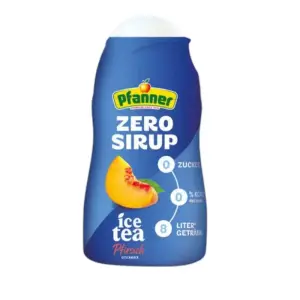 Pfanner sirop thé glacé pêche sans sucre 57ml