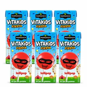 Marrakech Vitakids Fiesta Lollipop 6x200ml