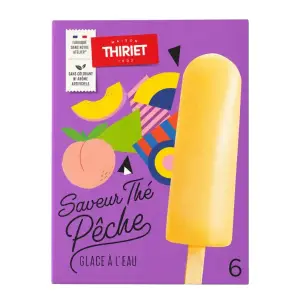 Bâtonnets Glacés Saveur Thé Pêche 3×330g - THIRIET