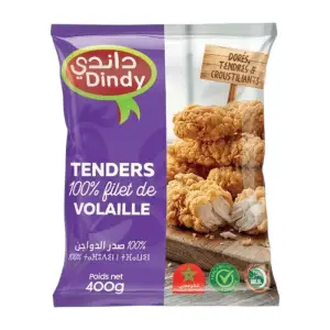 Tenders de volaille surgelé 400g - DINDY