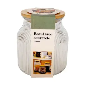 Bocal de conservation en verre 1200 ml