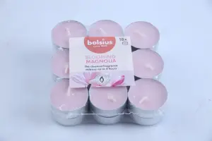 Pack de bougies parfumees bolsius senteur magnoli