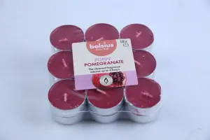 Pack de bougies parfumees bolsius senteur grenade