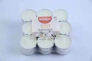 Pack de bougies parfumees bolsius senteur vanille