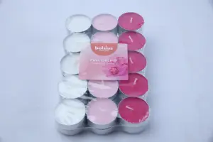 Pack de 15 bougies parfumees bolsius senteur orch