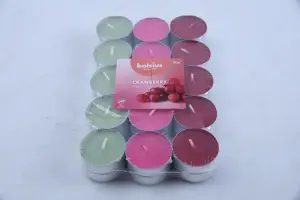 Pack de 15 bougies parfumees bolsius senteur cann