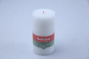 Bougies rustique bolsius blanc doux