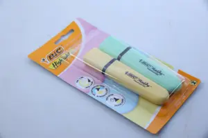 Surligneurs Flat Neon Jaune et Vert – Marquage Fluorescent et Haute Visibilité