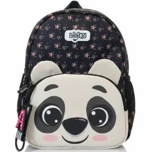 Sac à dos garçon 30cm 2 poches satin avec oreilles animaux