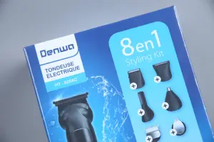 Set tondeuse sans fil waterproof 8EN1 HT-826AC - DENWA
