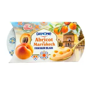 Yaourt brassé fawakih bladi abricot 2x150g