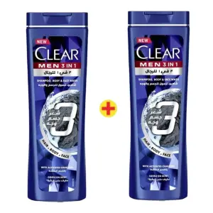 Shampoing active fresh 2x360ml - CLEAR
