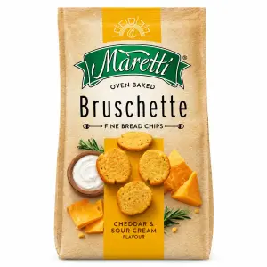 Bruschette cheddar sour cream 70g - MARETTI