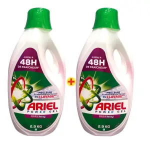 Lessive liquide Downy 2x2,9kg - ARIEL
