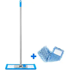 Balai laveur Softyswipe + 2 recharges + manche Ergoclean Pro 140cm