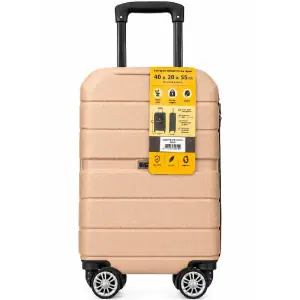Valise cabine RYR ABS Najem beige 40x20x25 cm