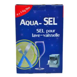 Sel pour lave-vaisselle 4x1kg - AQUA-SEL