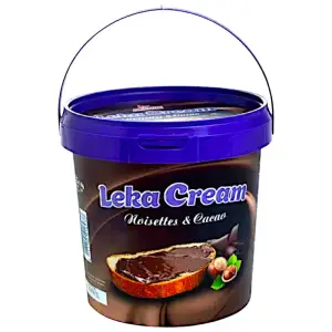 Crème à tartiner aux noisettes et au cacao 900g - LEKA