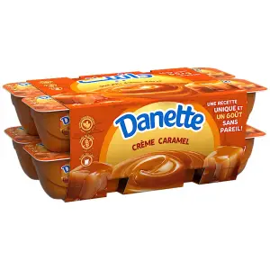 Crème dessert caramel 12x80g -DANETTE