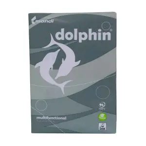 Ramette papier A4 blanc 21x29,7cm Dolphin gris 80g - MONDI
