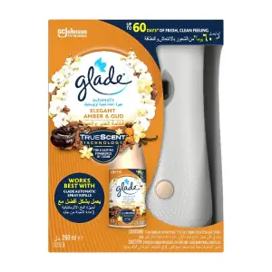 Diffuseur automatique spray 3en1 avec recharge parfum ambre et oud 269ml - GLADE