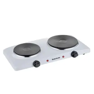 Réchaud PLAQUE ELECTRIQUE VOLCANO DUO BLANC - TAURUS