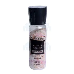 Moulin sel hymalaya perle rose 330g - SEL DE BEROS