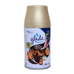 Recharge diffuseur automatique élégant amber et oud 269ml - GLADE