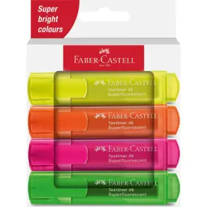 4 Fluorescents - FABER-CASTELL