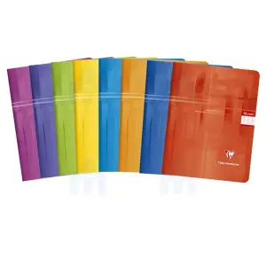 Cahier scolaire piqué A5 grands carreaux séyès 96 pages 90g - CLAIREFONTAINE