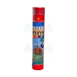 Crayons de couleur cylindre 12 pièces - FABER-CASTELL
