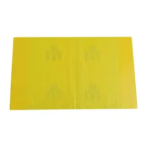 Protège cahier A5 17x22cm couleur jaune