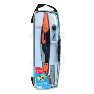 Compas métal open 3 pièces 125mm - MAPED