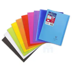 Cahier protège-cahier A4 grand carreaux séyès Koverbook 96p 90g -CLAIREFONTAINE