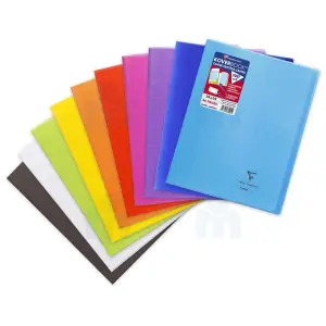 Cahier protège-cahier A3 grand carreaux séyès Koverbook 96p 90g -CLAIREFONTAINE