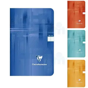 Carnet piqûre grands carreaux 96pages séyès 11x17cm 90g - CLAIREFONTAINE