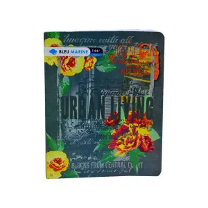 Cahier scolaire broché petit format grands carreaux séyès 144p 60g - BLEU MARINE