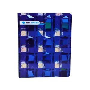 Cahier scolaire broché petit format grands carreaux séyès 288p 60g - BLEU MARINE